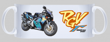Kaffeetasse Suzuki RGV 250 farbig